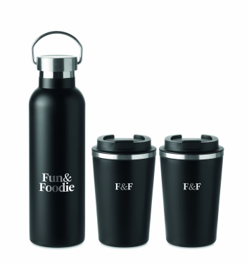 Logotrade promotional gift image of: Stainless steel double wall set