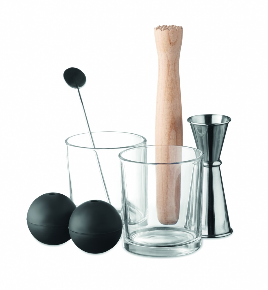 Logotrade promotional gift picture of: Set of 7 pieces cocktail set