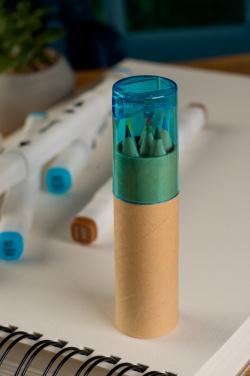Logo trade advertising products image of: Wooden crayons BECKY