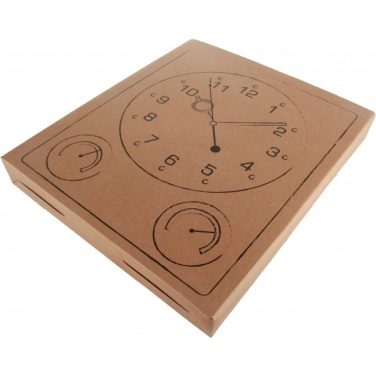 Logotrade corporate gift picture of: Plastic wall clock DEN HAAG