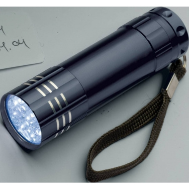 Logo trade promotional giveaways picture of: 6 COB metal torch MONTARGIS