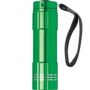 Logo trade promotional gift photo of: 6 COB metal torch MONTARGIS