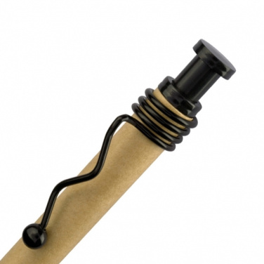 Logo trade promotional giveaways image of: Cardboard ballpen CRAMLINGTON