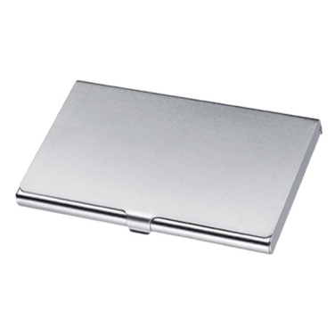 Logotrade promotional giveaway image of: Metal business card holder CORNWALL