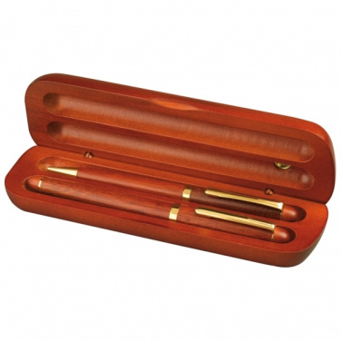 Logotrade advertising product picture of: Rosewood writing set OXFORD