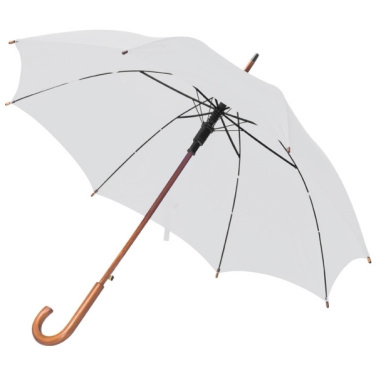 Logotrade promotional item picture of: Wooden automatic umbrella NANCY