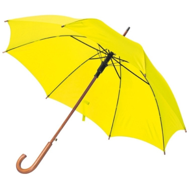 Logotrade promotional item image of: Wooden automatic umbrella NANCY