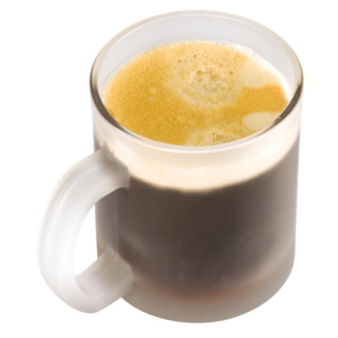 Logo trade business gift photo of: Glass coffee mug GENEVA 300 ml