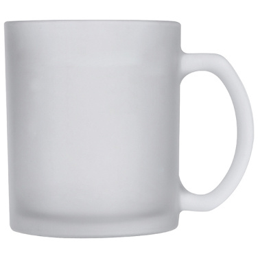 Logo trade promotional giveaways picture of: Glass coffee mug GENEVA 300 ml