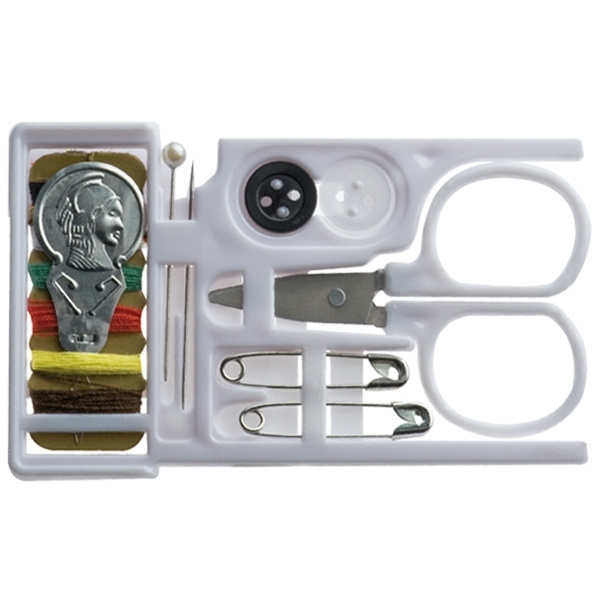 Logo trade promotional item photo of: Travel sewing set LE HAVRE