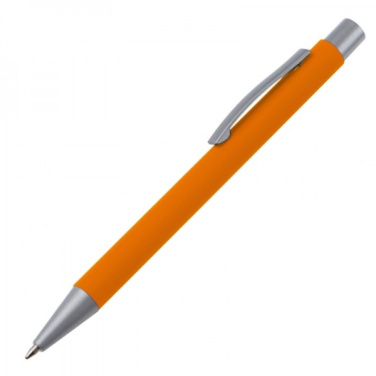 Logo trade promotional merchandise picture of: Metal ballpen soft touch ABU DHABI