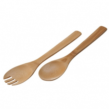 Logotrade business gifts photo of: Bamboo salad servers CAPUA