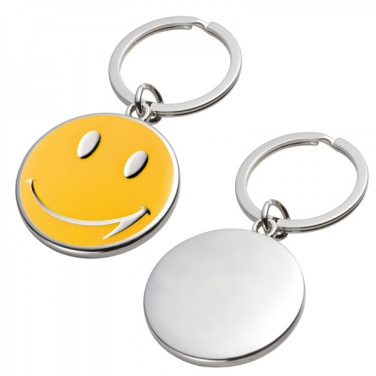 Logo trade promotional giveaway photo of: Keyring SMILE