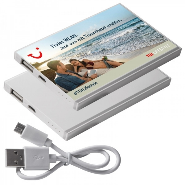 Logo trade advertising products picture of: Power bank PINEVILLE 2200 mAh