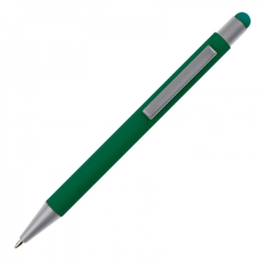 Logo trade promotional merchandise photo of: Metal ballpen touch pen soft touch SALT LAKE CITY