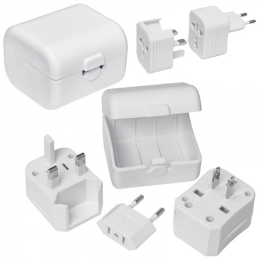 Logo trade advertising products picture of: Travel adapter PERU