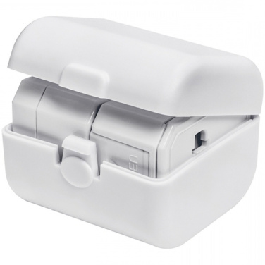 Logo trade promotional merchandise photo of: Travel adapter PERU