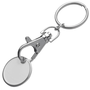 Logo trade corporate gifts picture of: Keyring with shopping coin ARRAS