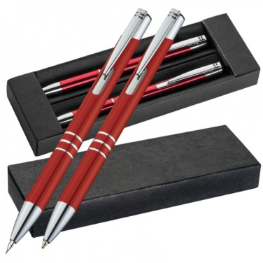 Logotrade corporate gifts photo of: Metal writing set CLAREMONT
