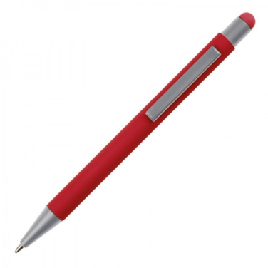 Logotrade promotional gift picture of: Metal ballpen touch pen soft touch SALT LAKE CITY