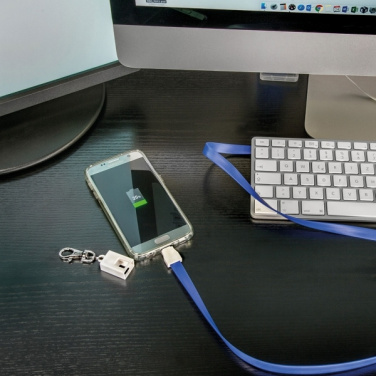 Logotrade corporate gifts photo of: Lanyard with usb cable LE PORT