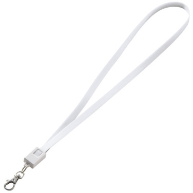 Logotrade promotional products photo of: Lanyard with usb cable LE PORT