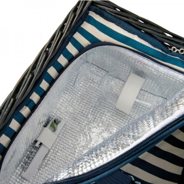 Logo trade promotional merchandise photo of: Picnic basket RIVA DEL GARDA