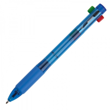 Logotrade promotional product picture of: Plastic ballpen 4in1 NEAPEL
