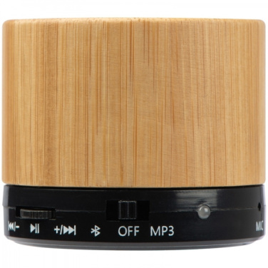 Logo trade promotional products picture of: Bamboo bluetooth speaker FLEEDWOOD