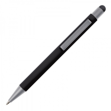 Logo trade advertising product photo of: Metal ballpen touch pen soft touch SALT LAKE CITY