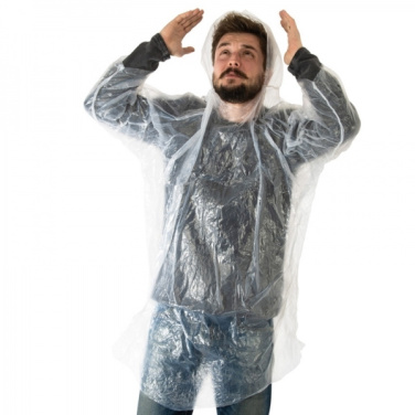 Logo trade promotional giveaways image of: Rain poncho GREAT FALLS