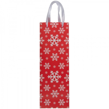 Logotrade promotional item image of: Wine bag in Christmas design LAPLAND