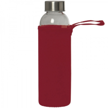 Logo trade promotional gifts image of: Glass bottle KLAGENFURT 500 ml