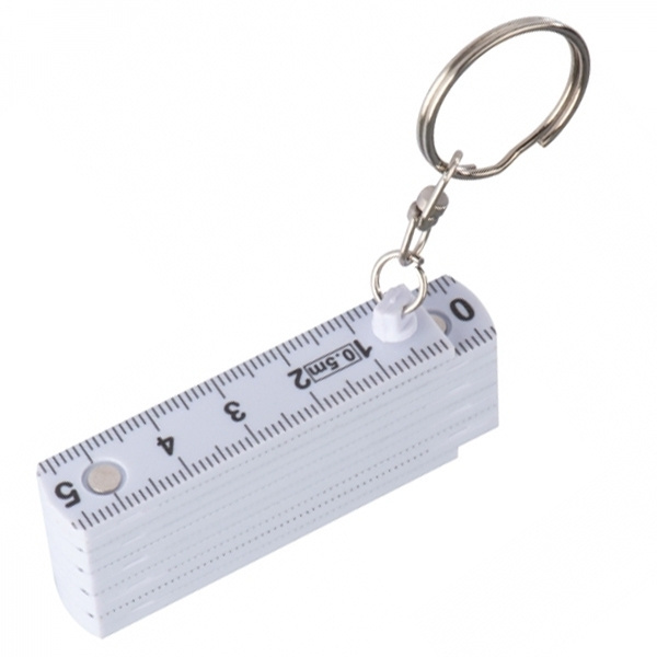 Logotrade promotional gifts photo of: Keyring with 0,5m ruler