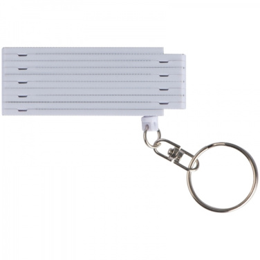 Logo trade promotional giveaway photo of: Keyring with 0,5m ruler