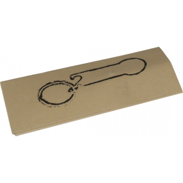 Logotrade promotional merchandise picture of: Keyring with shopping cart chip STICKIT
