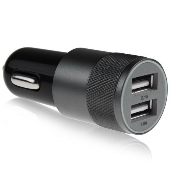 Logo trade promotional products picture of: Metal car charger