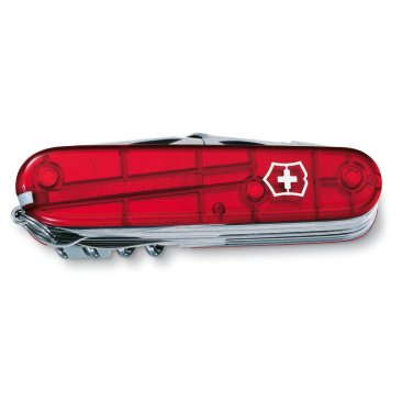 Logo trade promotional merchandise image of: Pocket knife SwissChamptransparent Victorinox