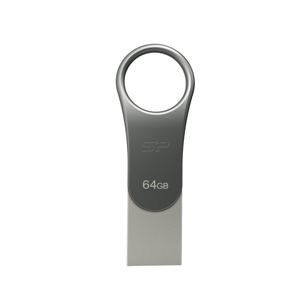 Logo trade promotional giveaways image of: Pendrive Silicon Power for Type-C Mobile C80 3.2 OTG