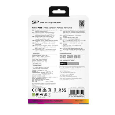 Logo trade promotional items image of: Hard Disc Silicon Power Armor A85