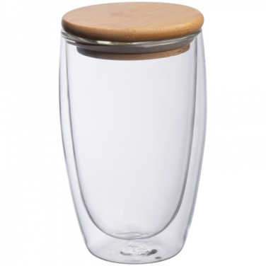 Logotrade promotional product image of: Double-walled glass ZAKOPANE 500 ml