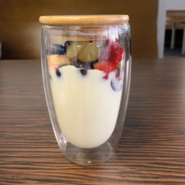 Logo trade promotional giveaways picture of: Double-walled glass ZAKOPANE 500 ml