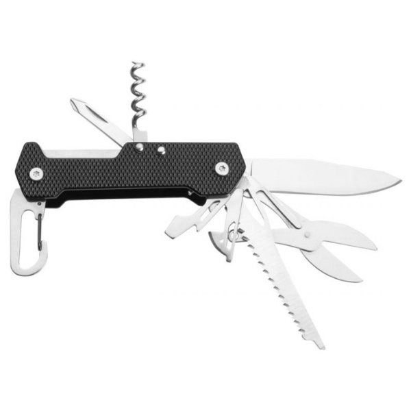 Logo trade corporate gifts picture of: Pocket knife NEMRUT Schwarzwolf