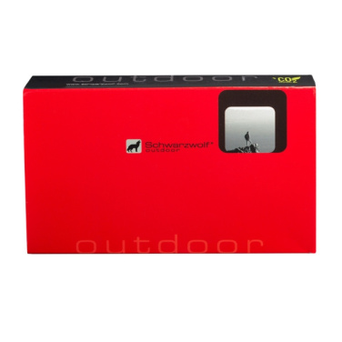 Logotrade promotional merchandise picture of: Trevel wallet ATBARA Schwarzwolf