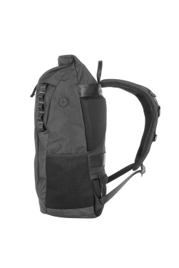 Logotrade corporate gift picture of: Rolltop backpack ELBERT Schwarzwolf