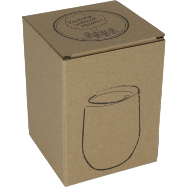 Logo trade promotional gifts image of: Stainless steel mug with wooden look BRIGHTON 380 ml