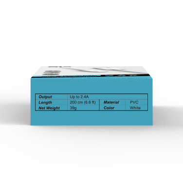 Logo trade advertising products picture of: Data transfer cable LK10 Type - C Quick Charge 3.0