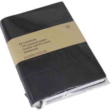 Logo trade promotional merchandise photo of: A6 Notebook ELVERUM