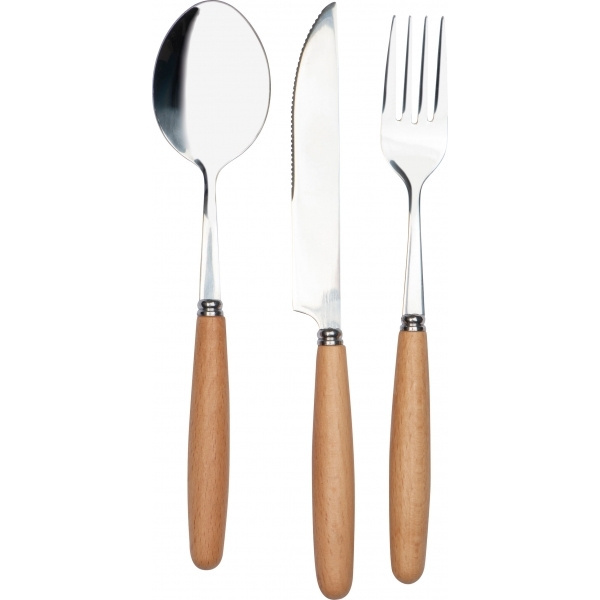 Logo trade promotional giveaways picture of: Cutlery set MARRAKESH