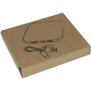 Logo trade corporate gifts image of: Wireless charger LINCOLN